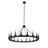 Armistead 18 - Light Wagon Wheel Chandelier-179171097
