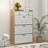1250 Shoe Cabinet  With 3 Doors 2 Drawers,PVC Door With Shape ,Large Space For Storage