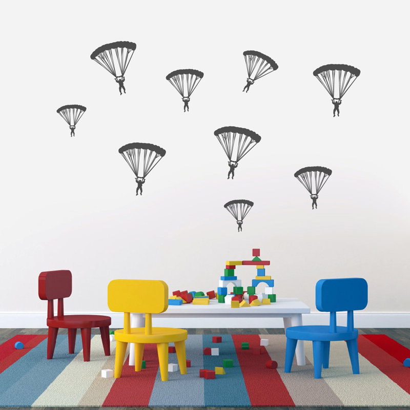 Adhésif décoratif Hervey Paratroopers, Gris foncé