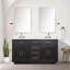 Double Bath Vanity With Faucet Set And Mirrors-111604840
