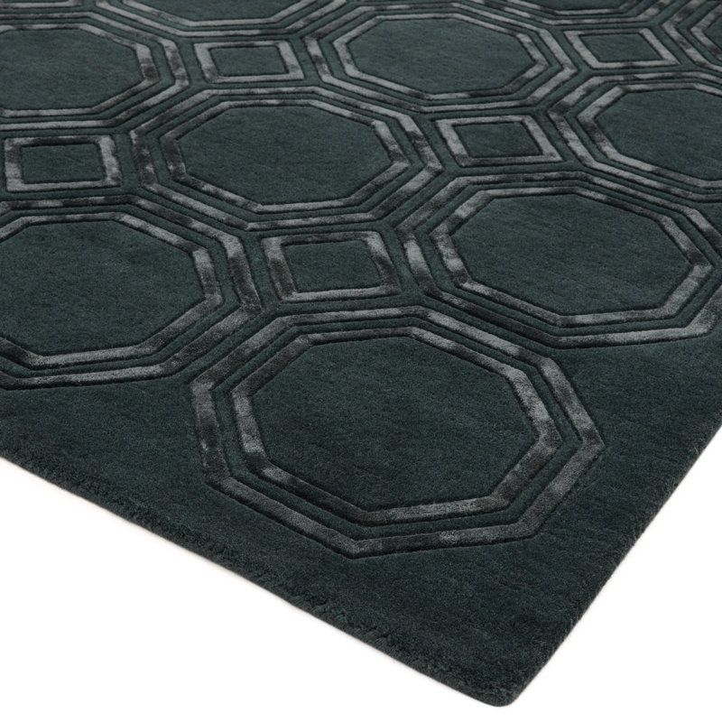 Quarry Geometric Hand Woven Area Rug, Rectangle 200 x 290cm