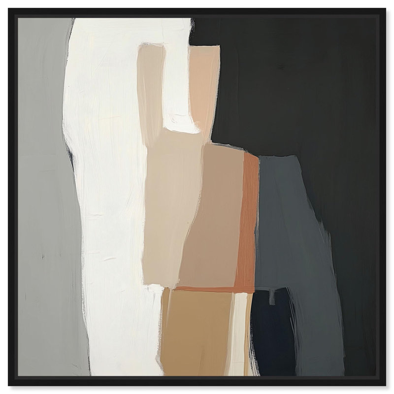«Passageway III», reproduction d'art sur toile par Bohème moderne, cadre noir, 20 x 20, H 21 po x l 21 po, Structure noire