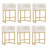 26" Upholstered Counter Stool with Metal Frame-124057380