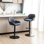 Thibodeaux Swivel Adjustable Height Bar Stool