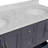 Hampton 60'' Double Bathroom Vanity with Top-441610881-441610883