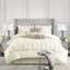 Ensemble de couette 7 pièces pour lit King - avec garniture, taies d'oreiller et couvre-lit