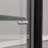 40X16.5X78" Glass & Aluminum Showcase Display Case with LED Lights 5-Tier Shelf Floor Stand