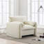 Fauteuil d'appoint simple surdimensionné-130549323