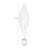 Black+White Iron+Acrylic Free form Floor Lamps