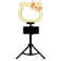 Davaughn 10 Inch RGB Desk Ring Light with Stand and Phone Holder LED Selfie Light with Rainbow Color