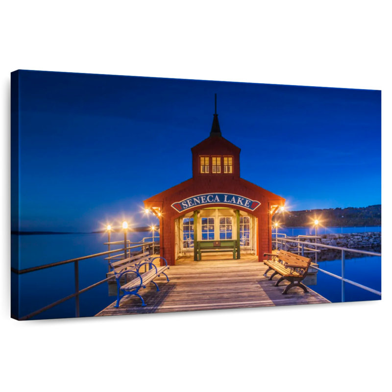 Seneca lake pier Aletra, H 24 po x l 36 po