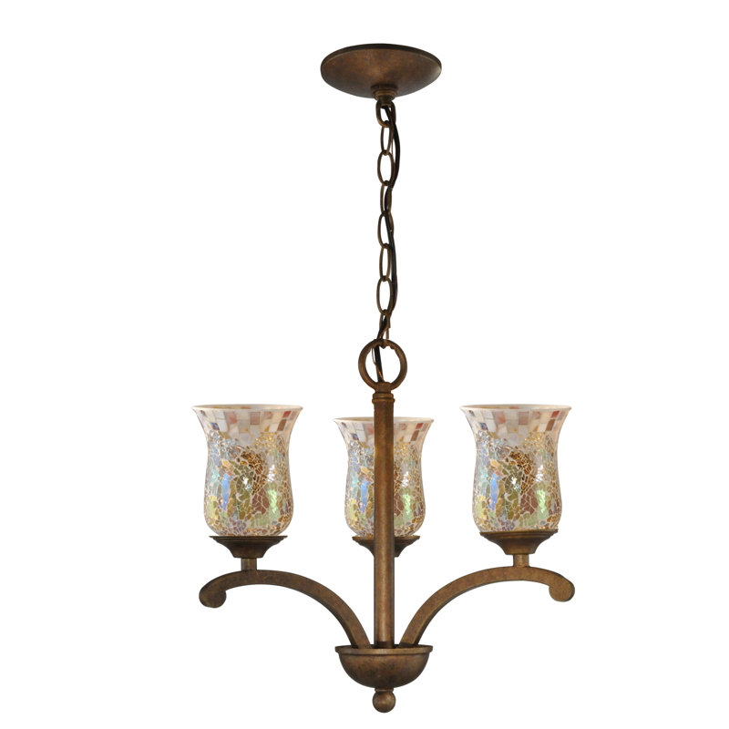 Lustre classique/traditionnel ombré 3 lumières Apsley
