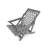 Aspen Recycled HDPE Folding Outdoor Lounge Chair-251920434