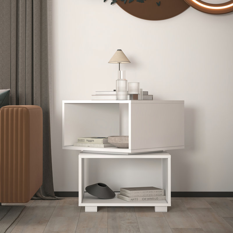 End Table, White