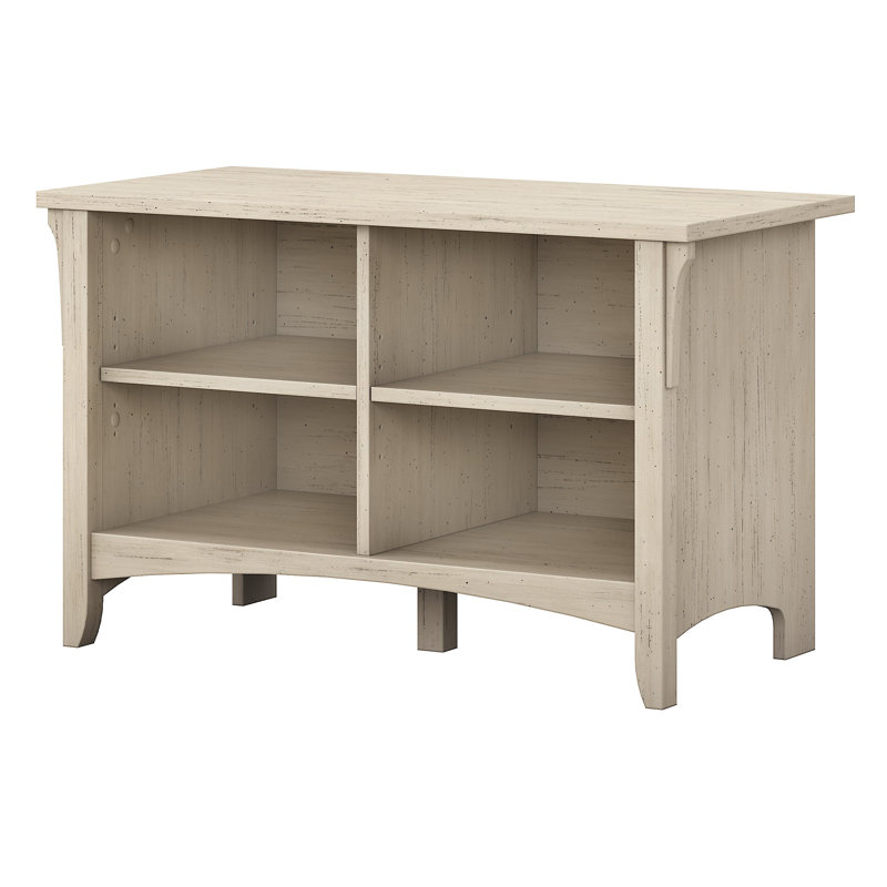 Armoire de rangement Pernell, Blanc antique