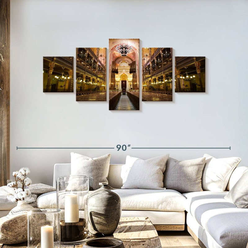 Great Synagogue Interior, 30" H x 68" W