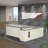 Nafeesa Oak-Colored Left Storage Cabinet, Luxurious Modern Office Desk, Computer Office Sets