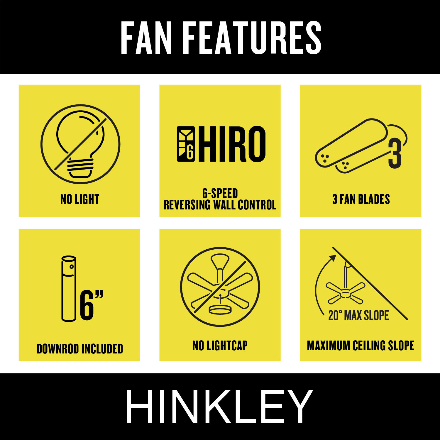 Bee Smart Fan, Matte Black
