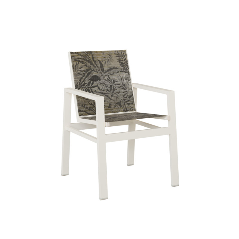 Chaise berçante Vida de Berlin Gardens, Blanc mat, Sumba moka