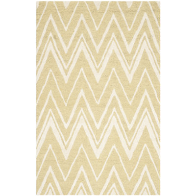 Sanyla Hand Tufted Wool Chevron Rug