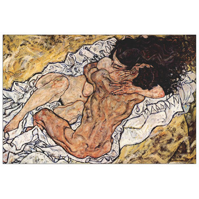 Egon Schiele - Wrapped Canvas Painting
