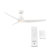 60" Stella 3 - Blade Outdoor/Indoor Smart Ceiling Fan with Remote Control Included, Works With Google Assistant, Amazon Alexa, Samsung Smart Things-66203418-83412254