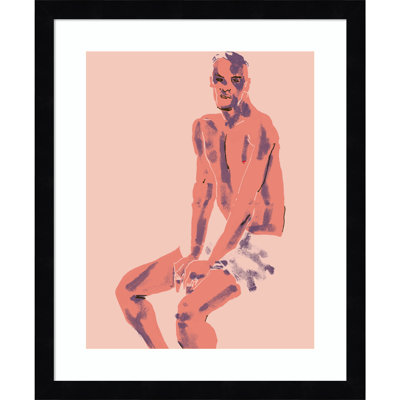 Olender "A Man Posing" Print