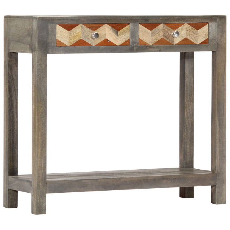 Tanya 11.8" Solid Wood Console Table