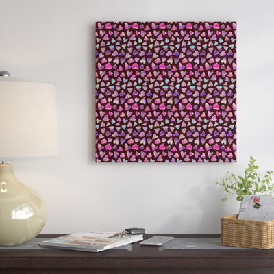 « hearts », impression sur toile
