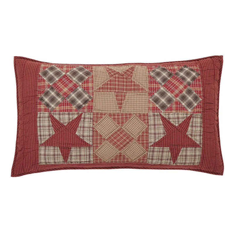 Dawson Star Cotton Patchwork Sham Set, Luxury