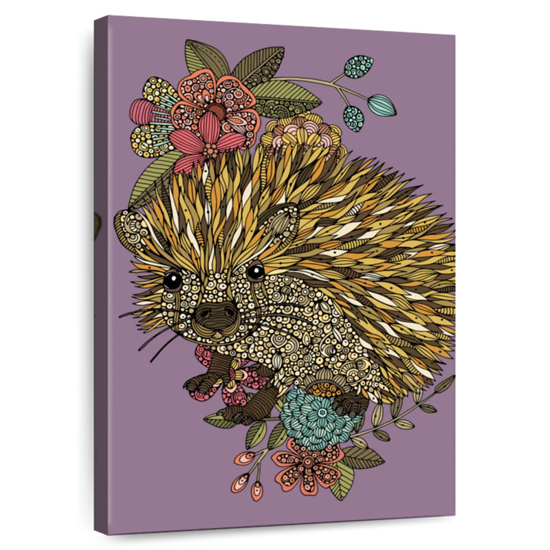 Brampt The Cute Hedgehog, 51" H x 34" W