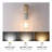Modern Farmhouse Plug in Wall Sconce with White Metal Cage Shade, Rustic Wood Wall Lamp for Bedroom, Bedside, Hallway and Living Room