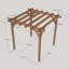 Randi Manufactured Wood Pergola-38360356-38401503