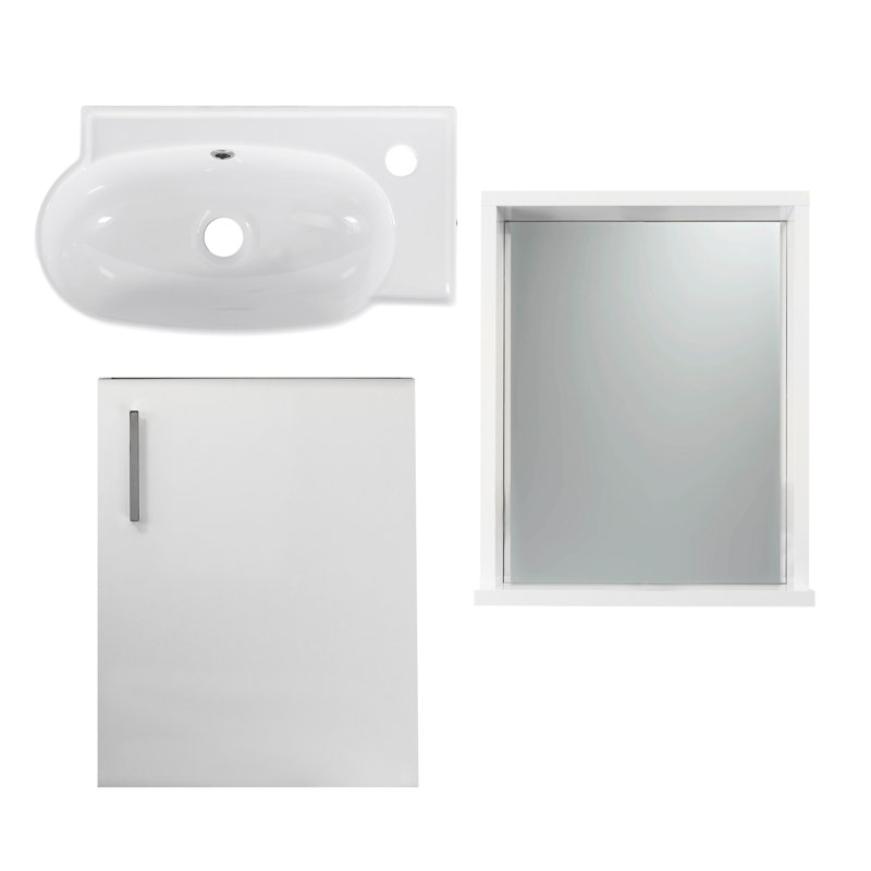 Lisbet 19.75'' Single Bathroom Vanity with Top
