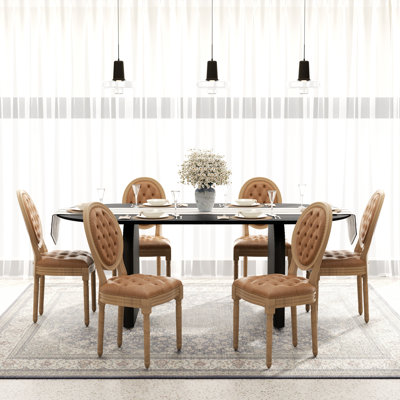 Farmerhouse Dining Table Set with French Dininig Chair