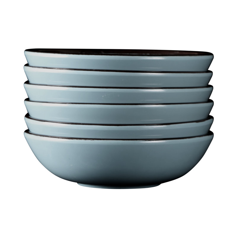 10 oz. Bol à pâtes, Camée bleue