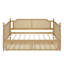 Lit de jour de style traditionnel avec lit gigogne pour chambres d'amis compactes