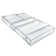Deluxe 3 Piece Clear Acrylic Tray Set, Two Narrow Rectangle Trays and One Large Rectangle Tray Organizer for Desk or Counter