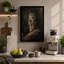 Tawny Owl Perched Japandi 1 Piece Wrapped Canvas Wall Art-1932361050-1932361027