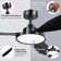 Capria 52" Ceiling Fan with LED Light and remote control