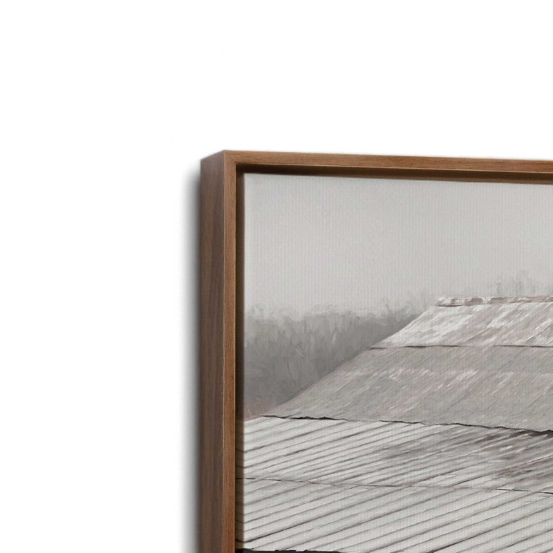 «Weathered Grace heureusement» par Lori Deiter, reproduction d'art, Toile avec cadre, Brun, L 24 po x H 18 po