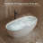 Monblari 55'' X 27'' Free Standing Soaking Acrylic Bathtub With Overflow And Pop-Up Drain For Bathroom-120392934-124541410
