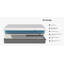 Matelas en mousse à mémoire de forme hybride 12 po-131076544