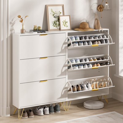 36 Pair Shoe Storage Cabinet