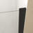 24"X 72" Pivot Shower Door, Matte Black Aluminum Frame, Half Frame ,1/4"(6Mm) Tempered Glass Explosion Proof Film-121957777