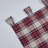 Eddie Bauer Edgewood Plaid Red Tab Top Window Valance