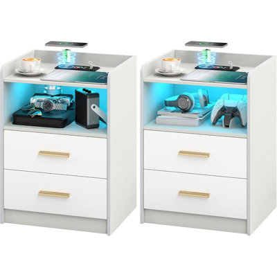 42.2 cm W Bedside Table