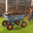 VEVOR Dump Cart, Poly Garden Dump Cart with Easy to Assemble Steel Frame, Dump Wagon