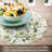 Green Fields 4 Pack Round Reversible Easy Care Placemats