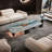 Rectangular supercrystalline stone coffee table-103250084-103250083